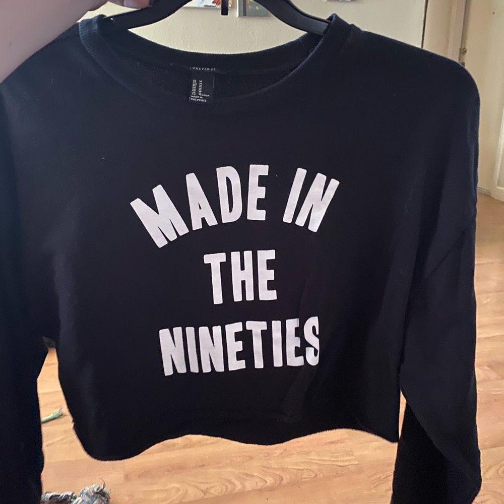 Crop top sweater
